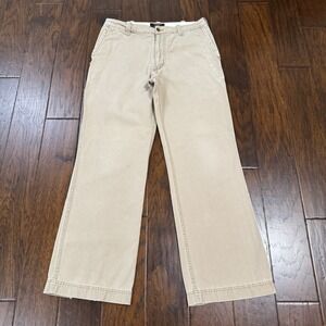 Y2K Abercrombie & Fitch Loose Fit Khakis 32x31 Pants Baggy Wide Leg